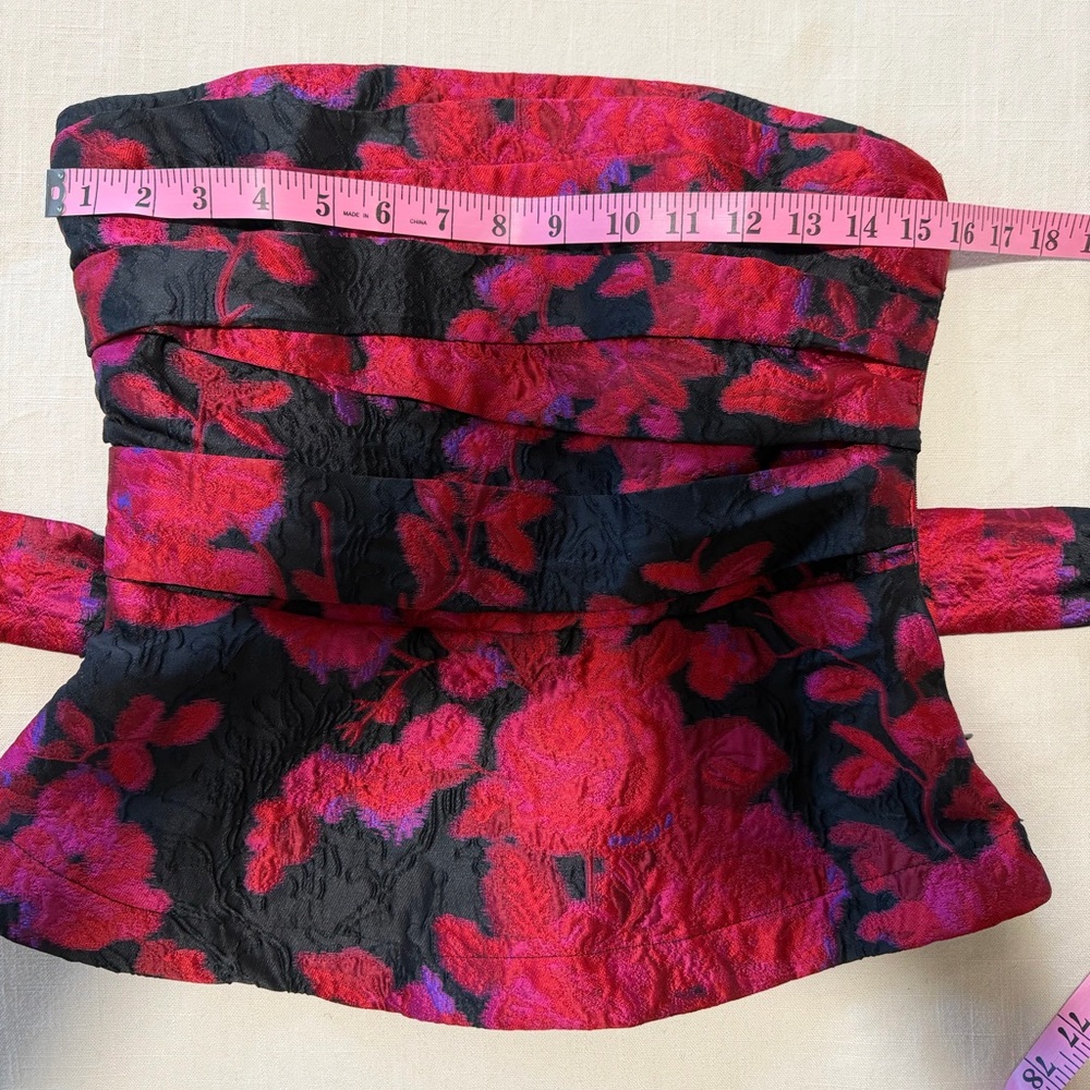 White House Black Market Black Satin Top - Picture 6 of 8